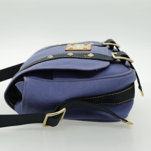 LOUIS VUITTON Antigua Buzzus PM Shoulder Bag Blue M40081 LV Auth bs19172 - Picture 4 of 16